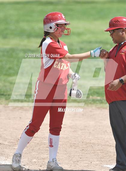 Thumbnail 3 in Cathedral Catholic vs. Canyon (Michelle Carew Classic) photogallery.