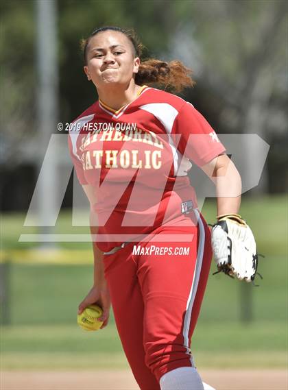 Thumbnail 3 in Cathedral Catholic vs. Canyon (Michelle Carew Classic) photogallery.