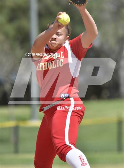 Thumbnail 3 in Cathedral Catholic vs. Canyon (Michelle Carew Classic) photogallery.