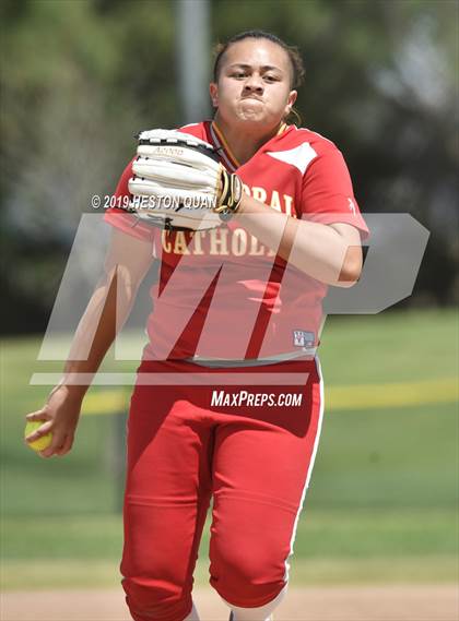 Thumbnail 3 in Cathedral Catholic vs. Canyon (Michelle Carew Classic) photogallery.