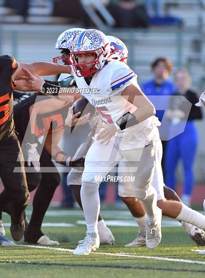 Thumbnail 3 in Wasco vs. St. Vincent de Paul (CIF State D6AA Final) photogallery.