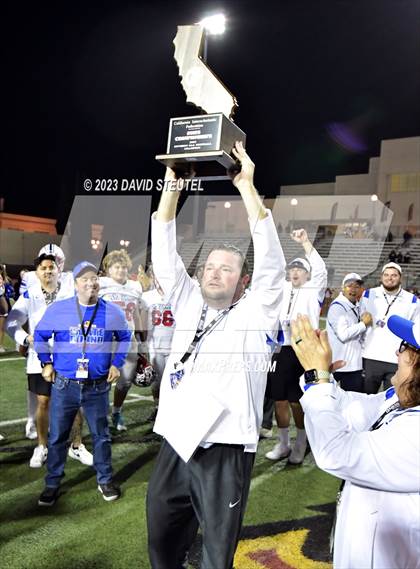 Thumbnail 3 in Wasco vs. St. Vincent de Paul (CIF State D6AA Final) photogallery.