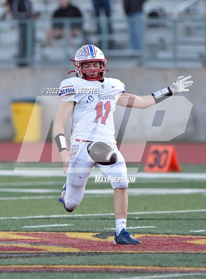 Thumbnail 1 in Wasco vs. St. Vincent de Paul (CIF State D6AA Final) photogallery.
