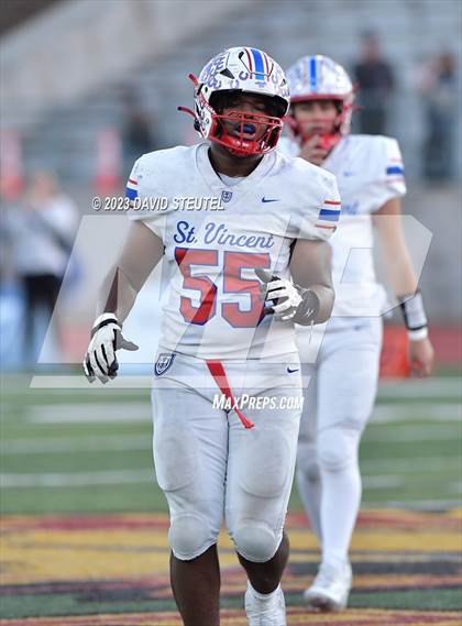 Thumbnail 3 in Wasco vs. St. Vincent de Paul (CIF State D6AA Final) photogallery.
