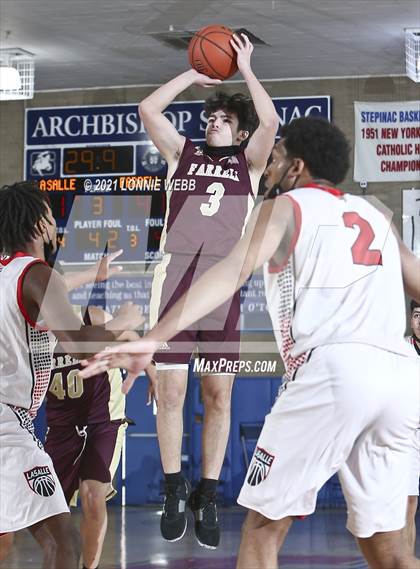 Thumbnail 3 in Monsignor Farrell vs LaSalle Academy (CHSAA Spring Tournament) photogallery.