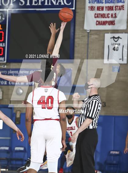 Thumbnail 1 in Monsignor Farrell vs LaSalle Academy (CHSAA Spring Tournament) photogallery.
