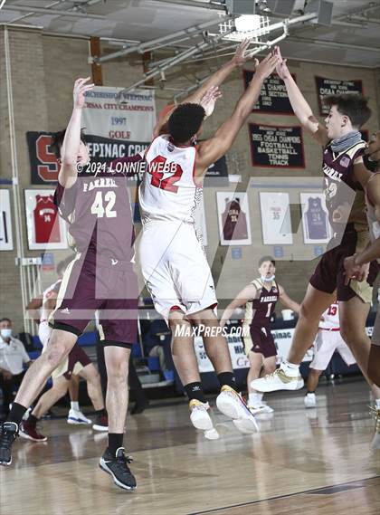 Thumbnail 2 in Monsignor Farrell vs LaSalle Academy (CHSAA Spring Tournament) photogallery.