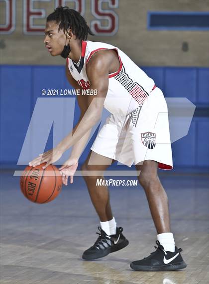 Thumbnail 2 in Monsignor Farrell vs LaSalle Academy (CHSAA Spring Tournament) photogallery.