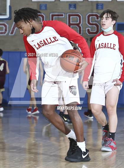 Thumbnail 3 in Monsignor Farrell vs LaSalle Academy (CHSAA Spring Tournament) photogallery.