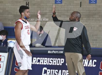 Thumbnail 3 in Monsignor Farrell vs LaSalle Academy (CHSAA Spring Tournament) photogallery.