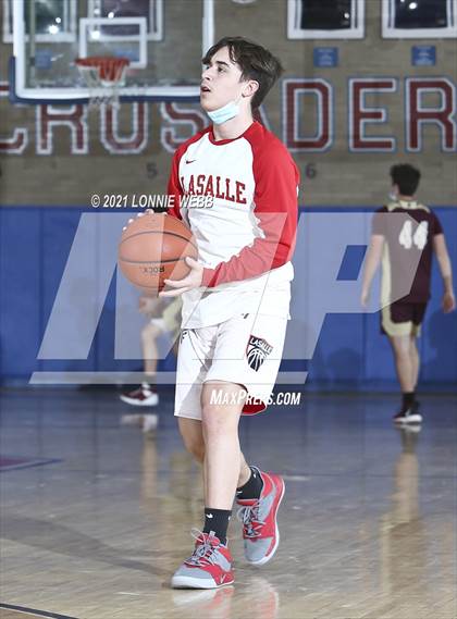 Thumbnail 1 in Monsignor Farrell vs LaSalle Academy (CHSAA Spring Tournament) photogallery.