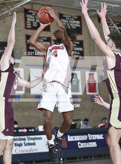 Thumbnail 1 in Monsignor Farrell vs LaSalle Academy (CHSAA Spring Tournament) photogallery.