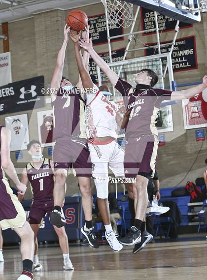 Thumbnail 3 in Monsignor Farrell vs LaSalle Academy (CHSAA Spring Tournament) photogallery.