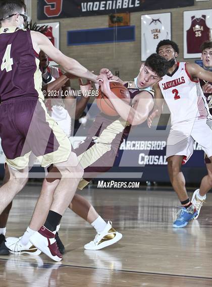 Thumbnail 2 in Monsignor Farrell vs LaSalle Academy (CHSAA Spring Tournament) photogallery.