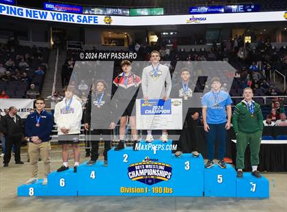 Thumbnail 2 in NYSPHSAA Division I Wrestling Championships - Podiums and Awards photogallery.
