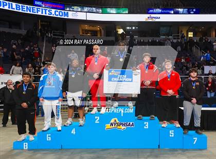 Thumbnail 1 in NYSPHSAA Division I Wrestling Championships - Podiums and Awards photogallery.
