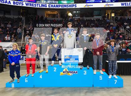 Thumbnail 1 in NYSPHSAA Division I Wrestling Championships - Podiums and Awards photogallery.