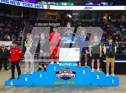 Thumbnail 1 in NYSPHSAA Division I Wrestling Championships - Podiums and Awards photogallery.