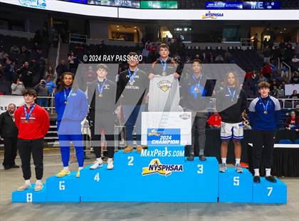 Thumbnail 3 in NYSPHSAA Division I Wrestling Championships - Podiums and Awards photogallery.
