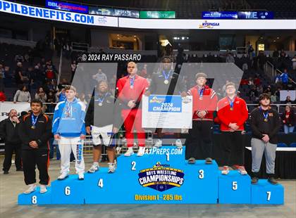 Thumbnail 1 in NYSPHSAA Division I Wrestling Championships - Podiums and Awards photogallery.