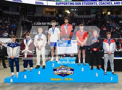 Thumbnail 2 in NYSPHSAA Division I Wrestling Championships - Podiums and Awards photogallery.