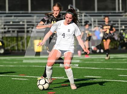 Thumbnail 1 in Staples @ Amity Regional (CIAC Class LL Qtr Final) photogallery.