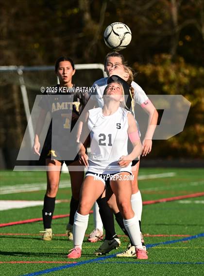 Thumbnail 2 in Staples @ Amity Regional (CIAC Class LL Qtr Final) photogallery.