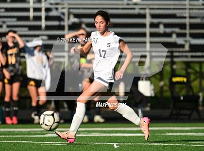 Thumbnail 3 in Staples @ Amity Regional (CIAC Class LL Qtr Final) photogallery.