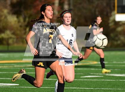 Thumbnail 2 in Staples @ Amity Regional (CIAC Class LL Qtr Final) photogallery.