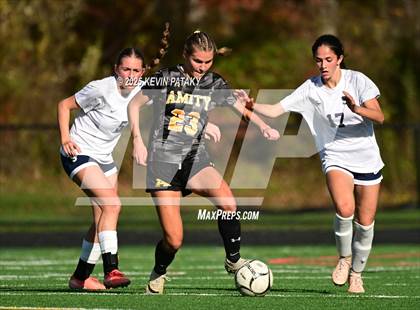 Thumbnail 1 in Staples @ Amity Regional (CIAC Class LL Qtr Final) photogallery.