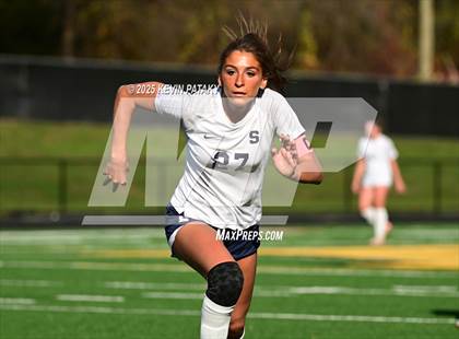 Thumbnail 2 in Staples @ Amity Regional (CIAC Class LL Qtr Final) photogallery.