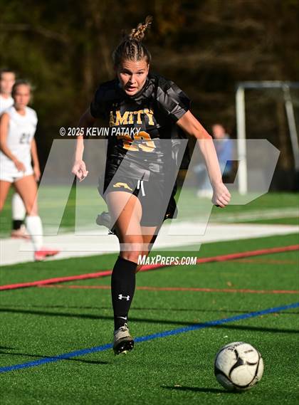 Thumbnail 3 in Staples @ Amity Regional (CIAC Class LL Qtr Final) photogallery.