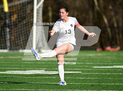 Thumbnail 1 in Staples @ Amity Regional (CIAC Class LL Qtr Final) photogallery.