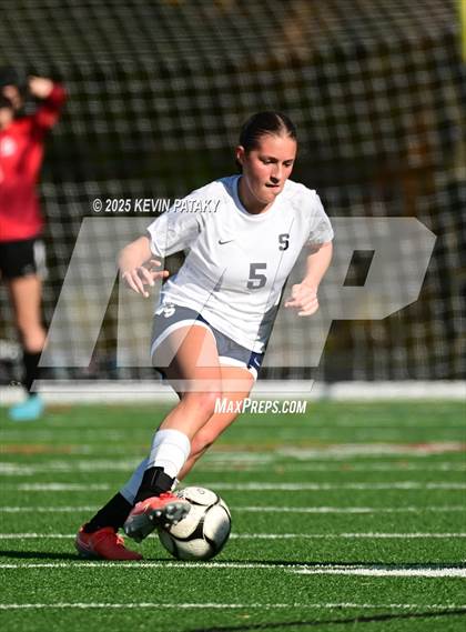 Thumbnail 1 in Staples @ Amity Regional (CIAC Class LL Qtr Final) photogallery.