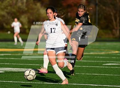Thumbnail 3 in Staples @ Amity Regional (CIAC Class LL Qtr Final) photogallery.