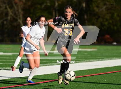Thumbnail 2 in Staples @ Amity Regional (CIAC Class LL Qtr Final) photogallery.