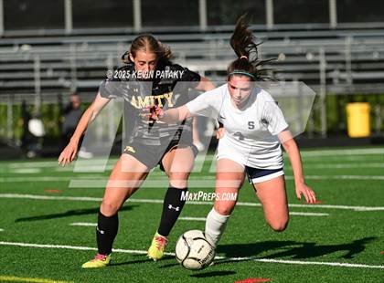 Thumbnail 1 in Staples @ Amity Regional (CIAC Class LL Qtr Final) photogallery.