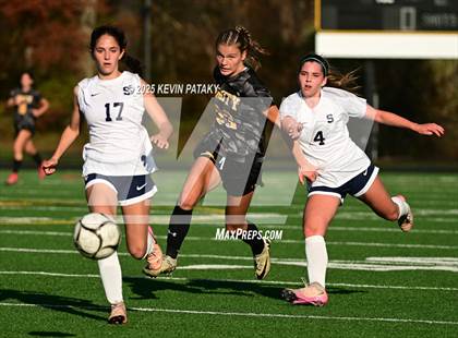 Thumbnail 1 in Staples @ Amity Regional (CIAC Class LL Qtr Final) photogallery.