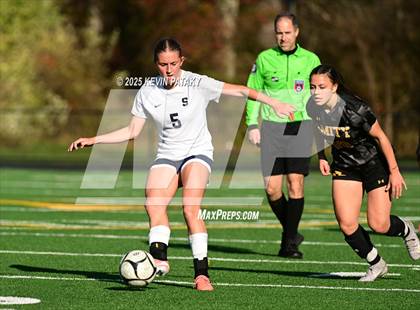 Thumbnail 2 in Staples @ Amity Regional (CIAC Class LL Qtr Final) photogallery.
