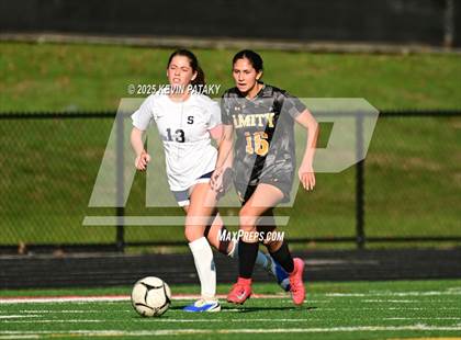 Thumbnail 2 in Staples @ Amity Regional (CIAC Class LL Qtr Final) photogallery.