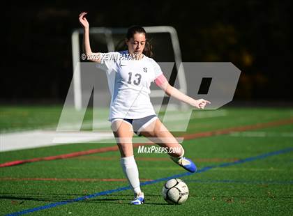 Thumbnail 1 in Staples @ Amity Regional (CIAC Class LL Qtr Final) photogallery.