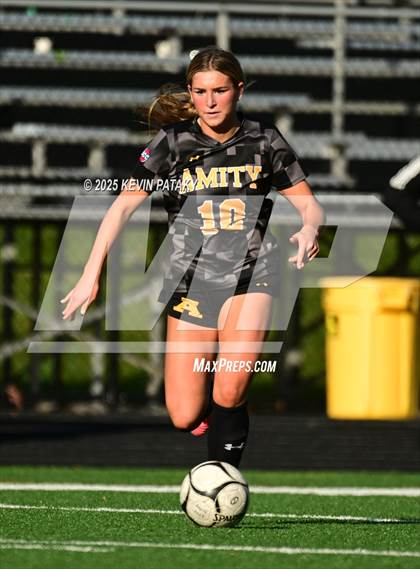 Thumbnail 3 in Staples @ Amity Regional (CIAC Class LL Qtr Final) photogallery.