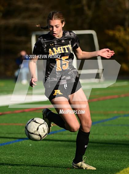 Thumbnail 3 in Staples @ Amity Regional (CIAC Class LL Qtr Final) photogallery.