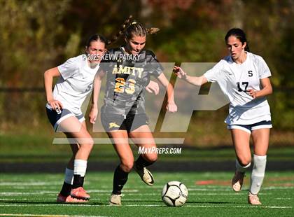 Thumbnail 3 in Staples @ Amity Regional (CIAC Class LL Qtr Final) photogallery.