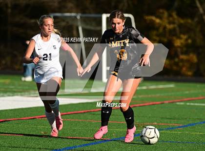 Thumbnail 3 in Staples @ Amity Regional (CIAC Class LL Qtr Final) photogallery.
