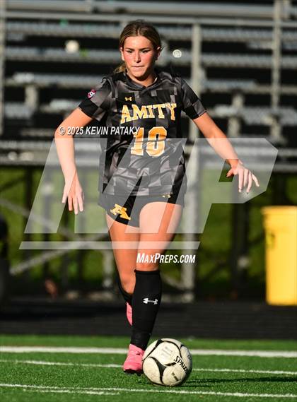 Thumbnail 1 in Staples @ Amity Regional (CIAC Class LL Qtr Final) photogallery.