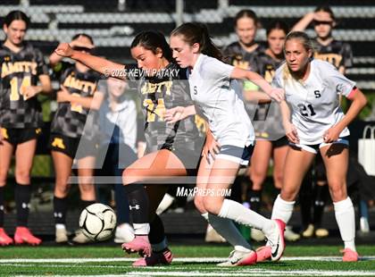 Thumbnail 1 in Staples @ Amity Regional (CIAC Class LL Qtr Final) photogallery.