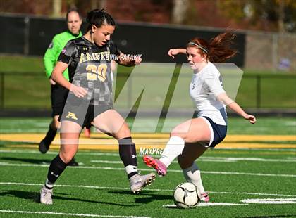 Thumbnail 1 in Staples @ Amity Regional (CIAC Class LL Qtr Final) photogallery.