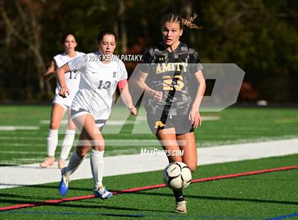 Thumbnail 2 in Staples @ Amity Regional (CIAC Class LL Qtr Final) photogallery.
