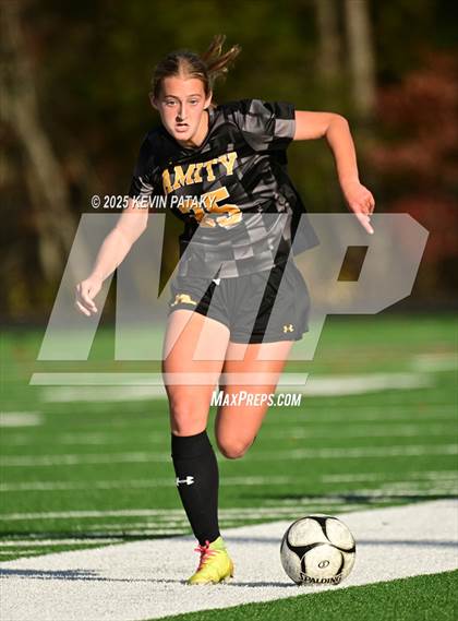 Thumbnail 1 in Staples @ Amity Regional (CIAC Class LL Qtr Final) photogallery.
